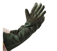 Guantes de tratamiento - Guantes de cuero dobles reforzados para mascotas. Alta calidad: a base de engrosada, tiene un tratamiento de protección de doble capa en posiciones importantes que es l