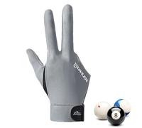 Guantes de unisex, guantes de mesa de 3 dedos tamaño universal mano | Guantes deportivos Cue Pirámide del proceso de empalme, carambola, , , deportes de taco