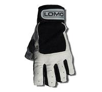 Guantes de vela Lomo con dedos cortados., color gris, tamaño Large