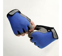 Guantes de verano cómodos de medio dedo para ciclismo, mitigación de golpes y transpirables para actividades al aire libre (M gris)