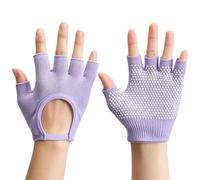 Guantes De Yoga Con Agarre Para Mujer - Sin Dedos Que Absorben El Sudor,Guantes De Entrenamiento Con Agarre | Para Mujeres Damas Madres Esposas Atletas Principiantes Profesionales Hogar Gimnasio Estud