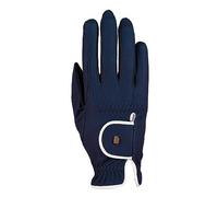 Guantes deportivos de Roeckl, todas las estaciones, unisex, color azul marino/blanco, tamaño 6