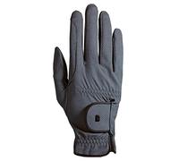 Guantes Deportivos ecuestres Roeckl ROECK-Grip, Guante de Verano para Montar, Antracita 7.5