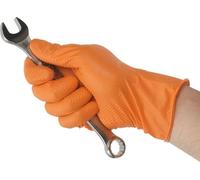 Guantes Desechables De Nitrilo Naranjas TIGER GRIP Gr XXL 90 Piezas TIGERGRIPXXL