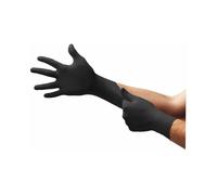 Guantes desechables de nitrilo, negros, talla XL, con robustas propiedades mecánicas, sin polvo para una versatilidad y rendimiento iniguala