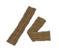 Guantes elásticos sin dedos,Guantes largos sin dedos | Guantes de punto con calentador de brazo largo | Calentadores de brazo de punto cálidos de invierno, suaves y elásticos, con medio dedo,