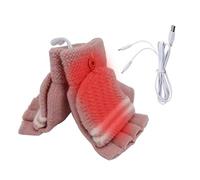 Guantes eléctricos calentados | Guantes de clima frío con calefacción USB, calentador de manos para ciclismo, esquí completo y medio dedo, cálidos para hombres y mujeres