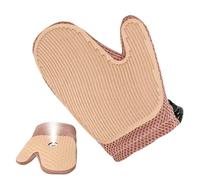 Guantes electrostáticos para eliminar el de mascotas, guantes de cepillo de masaje en aerosol, herramienta reutilizable para gatos y perros, para limpiar desprendimientos, manguera de baño