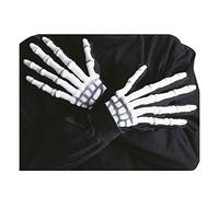 W WIDMANN Guantes Esqueleto 3D Fosforescente adultos - One Size