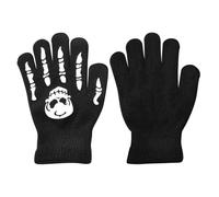 Guantes Esqueleto de Halloween - Guantes de cráneo para Niños | Guantes de cráneo de Ciclismo de Dedo Completo Brillantes en la Oscuridad, Guantes de cráneo Luminosos de Dedo Completo, Guantes de