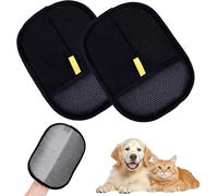 Guantes estáticos reutilizables de doble cara para el aseo de mascotas, perros y gatos, para un pelo suave y sano, también se pueden utilizar para el sofá, muebles, alfombras, etc.(3)