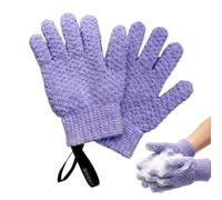 Guantes Exfoliantes Corporales Manoplas De Baño Con Dedos Para Masaje Y | Manopla Exfoliante Corporal Para Ducha En El Baño, El Lavado, , Hogar, Aseo, Hotel Y Dormitorio