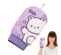 Guantes Exfoliantes Para Ducha,Manoplas De Baño Cómodas Para La Exfoliación - Guantes Fregona Para La Higiene Corporal - Para Hombres, Niños, Niñas, Jóvenes, Adolescentes, Hijos E Hijas