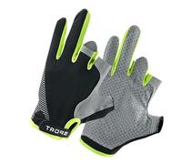 Guantes finos de ciclismo, antideslizantes, transpirables, para entrenamiento de pesca, protección UV ajustable, guantes de equitación para hombres y mujeres