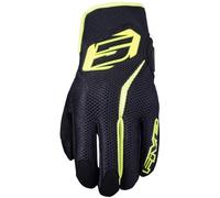 Guantes Five RS5 Air Negro y amarillo fluor L