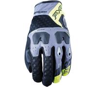Guantes Five TFX3 Airflow Gris y amarillo fluor 2XL