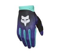 FOX 180 Collect Guantes de motocross, negro-lila, tamaño L para Hombres