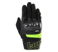 Guantes Furygan Galax Evo Negro y amarillo fluor 2XL