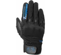 Furygan Jet D3O Evo Guantes de moto, negro-azul, tamaño S para Hombres