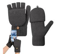 Guantes genéricos para mujer en tiempo frío, mitones térmicos para enviar | Manoplas convertibles en guantes sin dedos - para ciclismo, carreras, snowboard, alpinismo, escalada y nieve