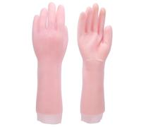 Guantes Hidratantes, Guantes Hidratantes De Silicona Elástica, Guantes De Loción Para El Cuidado De Las Manos De Las Mujeres, Guantes Hidratantes De Gel Spa Lavables (PINK)