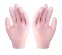 Guantes Hidratantes Sebs Rosas para Manos Secas y Exfoliación | Intensivo, Reutilizables y Antideslizantes, Cuidado Spa, Retención de Humedad, Piel Agrietada