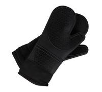Guantes horno silicona manoplas térmicas antideslizante lavable guantes cocina