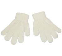 Guantes infantiles Magic TopBrand, para niños pequeños y bebés, de punto, disponibles en 6 colores: negro, rosa claro, azul marino, azul claro, rojo y blanco Weiß - Weiß Talla única