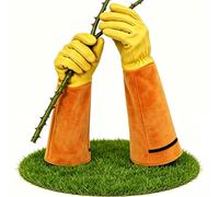 Guantes Jardineria Mujer/Hombres Guantes De Trabajo - Herramientas JardineríA Regalo Personalizado Guantes Jardin Guantes Rosales Guantes Largos Guante Jardineria Guantes Trabajo Piel TamañO Ajustable