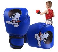 Guantes Junior para Thai, accesorio deportivo de piel sintética, diseño divertido, ideal para entrenamiento, defensa, acondicionamiento, niños, niñas y práctica energética