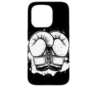 Guantes Kickboxing Dibujo Artes Marciales Sanda Carcasa para iPhone 15 Pro