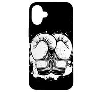 Guantes Kickboxing Dibujo Artes Marciales Sanda Carcasa para iPhone 16 Plus