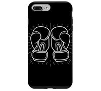 Guantes Kickboxing Una Línea Dibujo Artista Marcial Carcasa para iPhone 7 Plus/8 Plus