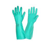 Guantes largos profesionales de caucho de nitrilo, para cocina, baño, laboratorio, limpieza, la mejor protección contra gérmenes, químicos para el hogar (5 Pares, 8 "M")
