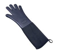Guantes Largos Profesionales de Silicona for Horno, Manoplas con Forro Acolchado, Resistentes al Calor, Guantes for y Parrilla, Herramientas for Hornear para Horno(45cm)