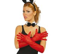 GUANTES LENTEJUELAS ROJOS