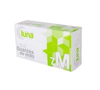 Luna Guantes Vinilo Sin Polvo Talla M 100uds