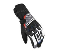 Macna Tyrian RTX Guantes de moto impermeables, negro-gris-blanco, tamaño M para Hombres