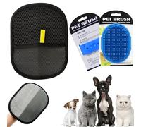Guantes magnéticos de pelo con gatos y perros, cepillo de baño de piel, guantes magnéticos, guantes de depilación, cepillos de silicona, cepillo de cuidado de perros para eliminar el pelo de animales