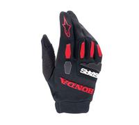 Guantes Masculino Enduro Cross Alpinestars Honda Full Bore Black Bright Red