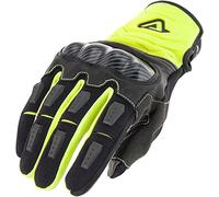 Guantes Moto Acerbis Carbon G 3.0 Amarillo/Negro, talla M