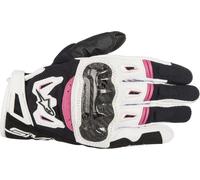 Guantes Moto ALPINESTARS Estrella SMX-2 Air Carbono V2 Mujer - Negro / White/