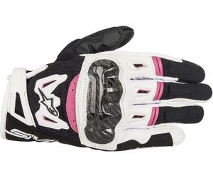 Guantes Moto ALPINESTARS Estrella SMX-2 Air Carbono V2 Mujer - Negro / White/