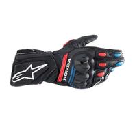 Guantes Moto ALPINESTARS Honda SP-8 V3 - Negro/Rojo Brillante / Azul 35584231317