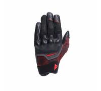 Guantes Moto Dainese Ermex Verano en Tela Respirable Palma en la Piel Red Lava