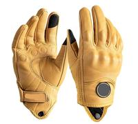Guantes Moto Guantes de cuero Retro for motocicleta, Guantes Vintage for hombre y mujer, Guantes de invierno for ciclismo, Guantes de Moto con pantalla táctil, Guantes de Motor for Cross Guantes Moto