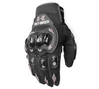 Guantes Moto Guantes de Moto Transpirable Carreras Dedos completos Protección Deportes al Aire Libre Montar Cross Cross Moto(T,XXL)