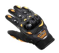 Guantes Moto Guantes de Moto Transpirable Carreras Dedos completos Protección Deportes al Aire Libre Montar Cross Cross Moto(W,XXL)