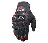 Guantes Moto Guantes de Moto Transpirable Carreras Dedos completos Protección Deportes al Aire Libre Montar Cross Cross Moto(P,XXL)