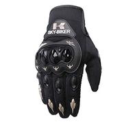 Guantes Moto Guantes de Moto Transpirable Carreras Dedos completos Protección Deportes al Aire Libre Montar Cross Cross Moto(I,M)